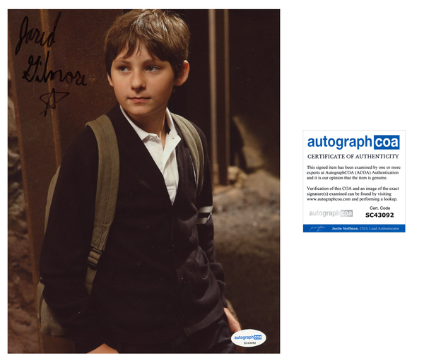 Jared Gilmore Once Upon A Time Signed Autograph 8x10 Photo ACOA