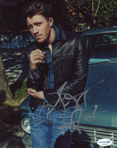 Garrett Hedlund Tron Signed Autograph 8x10 Photo ACOA