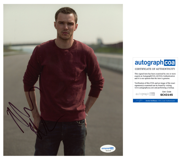 Nicholas Hoult Signed Autograph 8x10 Photo ACOA