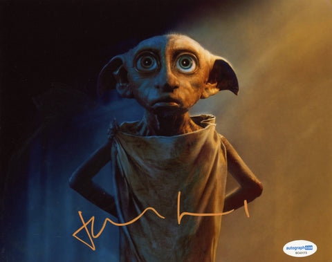 Toby Jones Harry Potter SIgned Autograph 8x10 Photo ACOA60
