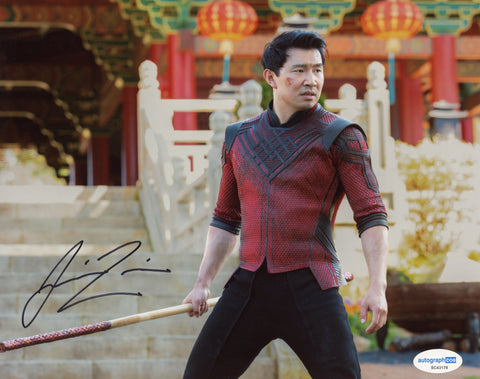 Simu Liu Shang Chi Signed Autograph 8x10 Photo ACOA