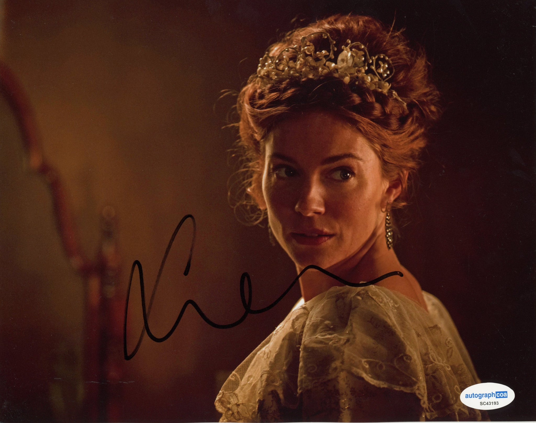 Sienna Miller Sexy Autograph Signed 8x10 Photo ACOA