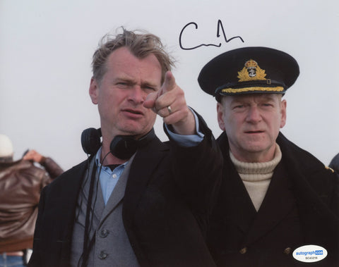 Christopher Nolan Dunkirk Signed Autograph 8x10 Photo ACOA