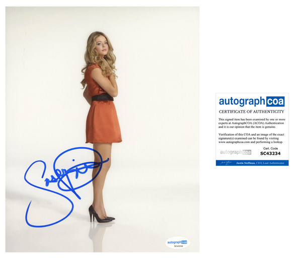 Sasha Pieterse Pretty Little Liars Signed Autograph 8x10 Photo ACOA