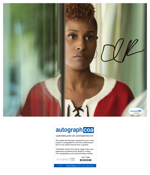 Issa Rae Insecure Signed Autograph 8x10 Photo ACOA