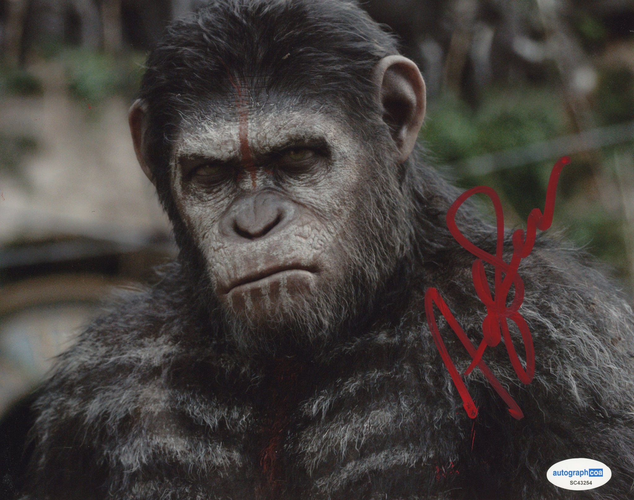 Andy Serkis Planet of the Apes Signed Autograph 8x10 Photo ACOA