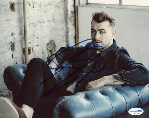 Sam Smith Singer Signed Autograph 8x10 Photo ACOA