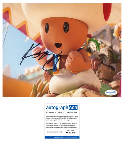 Keegan Michael Key Super Mario Bros Signed Autograph 8x10 Photo ACOA