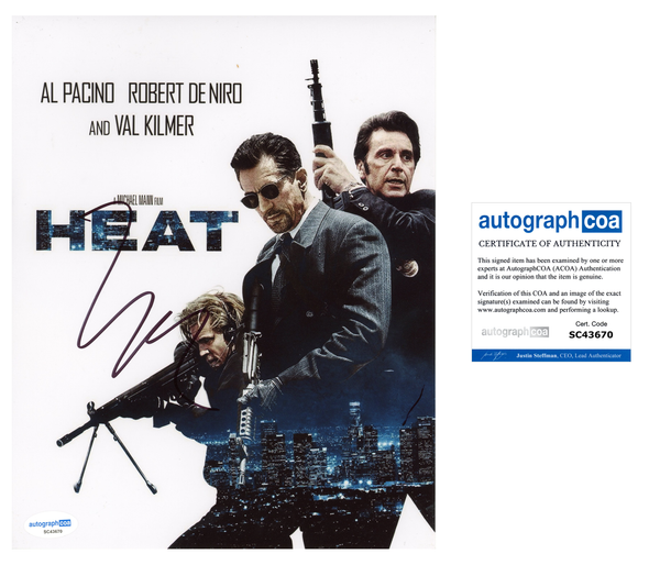 Michael Mann Heat Signed Autograph 8x10 Photo ACOA