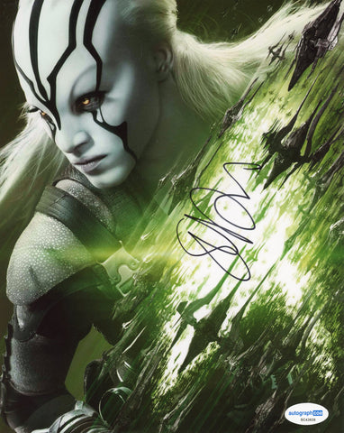 Sofia Boutella Star Trek Signed Autograph 8x10 Photo ACOA