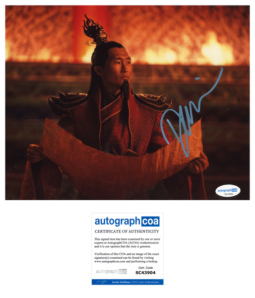 Daniel Dae Kim Avatar Signed Autograph 8x10 Photo ACOA