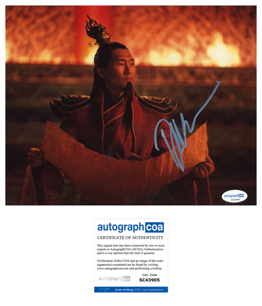 Daniel Dae Kim Avatar Signed Autograph 8x10 Photo ACOA