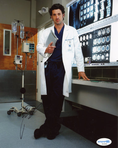 Patrick Dempsey Grey's Anatomy Signed Autograph 8x10 Photo ACOA
