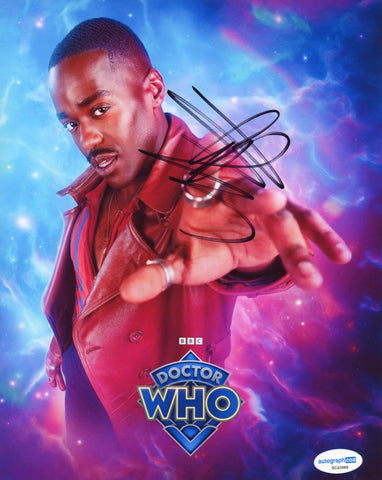 Ncuti Gatwa Doctor Who Signed Autograph 8x10 Photo ACOA
