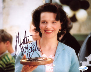 Juliette Binoche Chocolat Signed Autograph 8x10 Photo ACOA