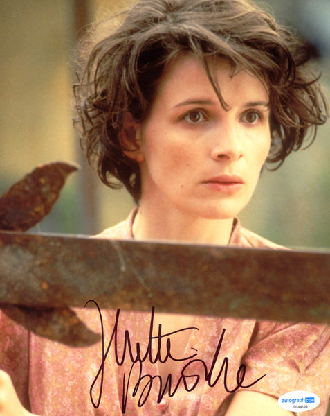 Juliette Binoche English Patient Signed Autograph 8x10 Photo ACOA