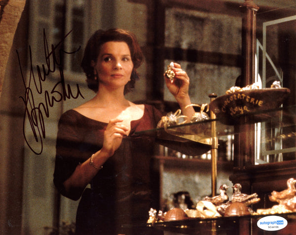 Juliette Binoche Chocolat Signed Autograph 8x10 Photo ACOA