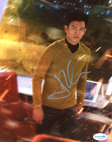 John Cho Star Trek Signed Autograph 8x10 Photo ACOA