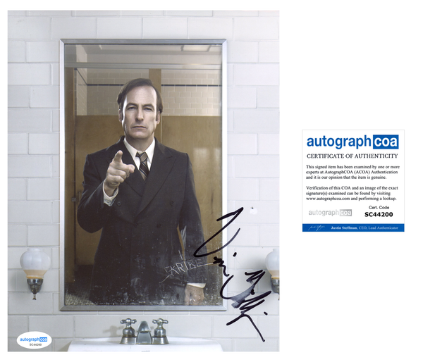 Vince Gilligan Better Call Saul Signed Autograph 8x10 Photo ACOA