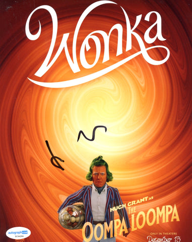 Hugh Grant Wonka Signed Autograph 8x10 Photo ACOA