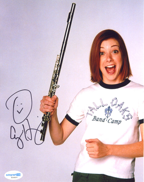 Alyson Hannigan American Pie Signed Autograph 8x10 Photo ACOA