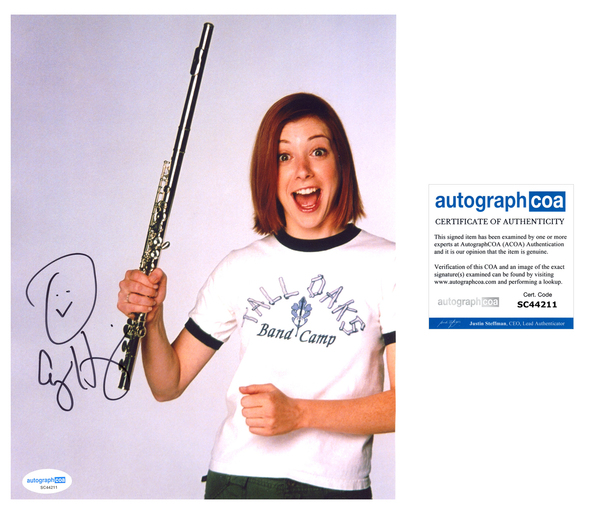Alyson Hannigan American Pie Signed Autograph 8x10 Photo ACOA