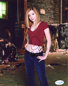 Alyson Hannigan Buffy Signed Autograph 8x10 Photo ACOA