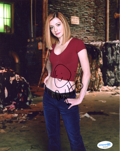 Alyson Hannigan Buffy Signed Autograph 8x10 Photo ACOA