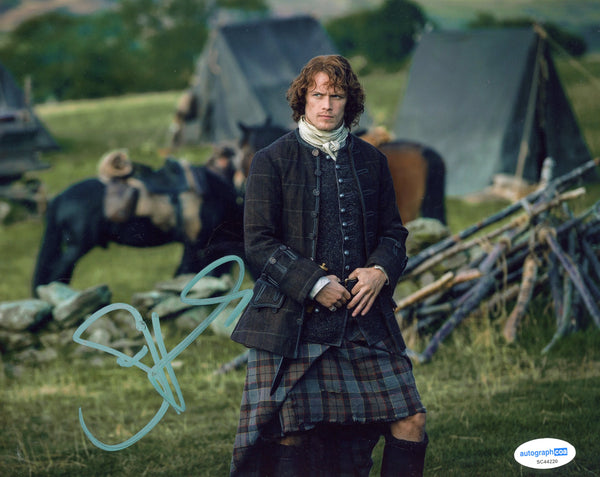 Sam Heughan Outlander Signed Autograph 8x10 Photo ACOA