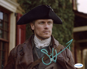 Sam Heughan Outlander Signed Autograph 8x10 Photo ACOA