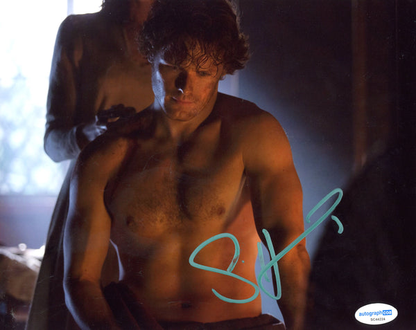 Sam Heughan Outlander Signed Autograph 8x10 Photo ACOA