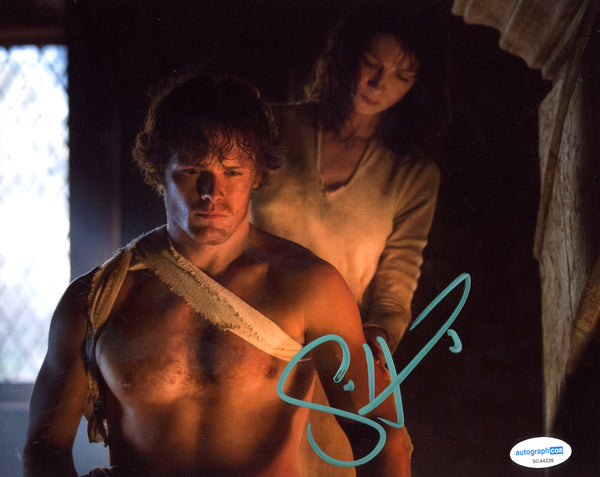 Sam Heughan Outlander Signed Autograph 8x10 Photo ACOA