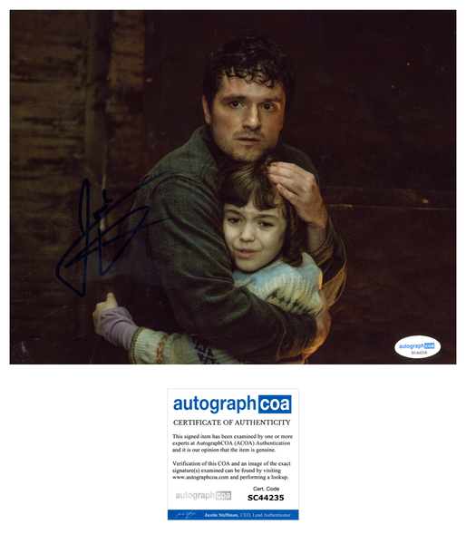 Josh Hutcherson Five Night's Freddy's Signed Autograph 8x10 Photo ACOA