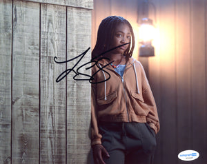 Leah Jeffries Percy Jackson Signed Autograph 8x10 Photo ACOA