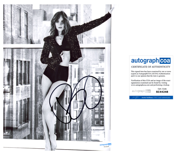 Dakota Johnson Sexy Signed Autograph 8x10 Photo ACOA