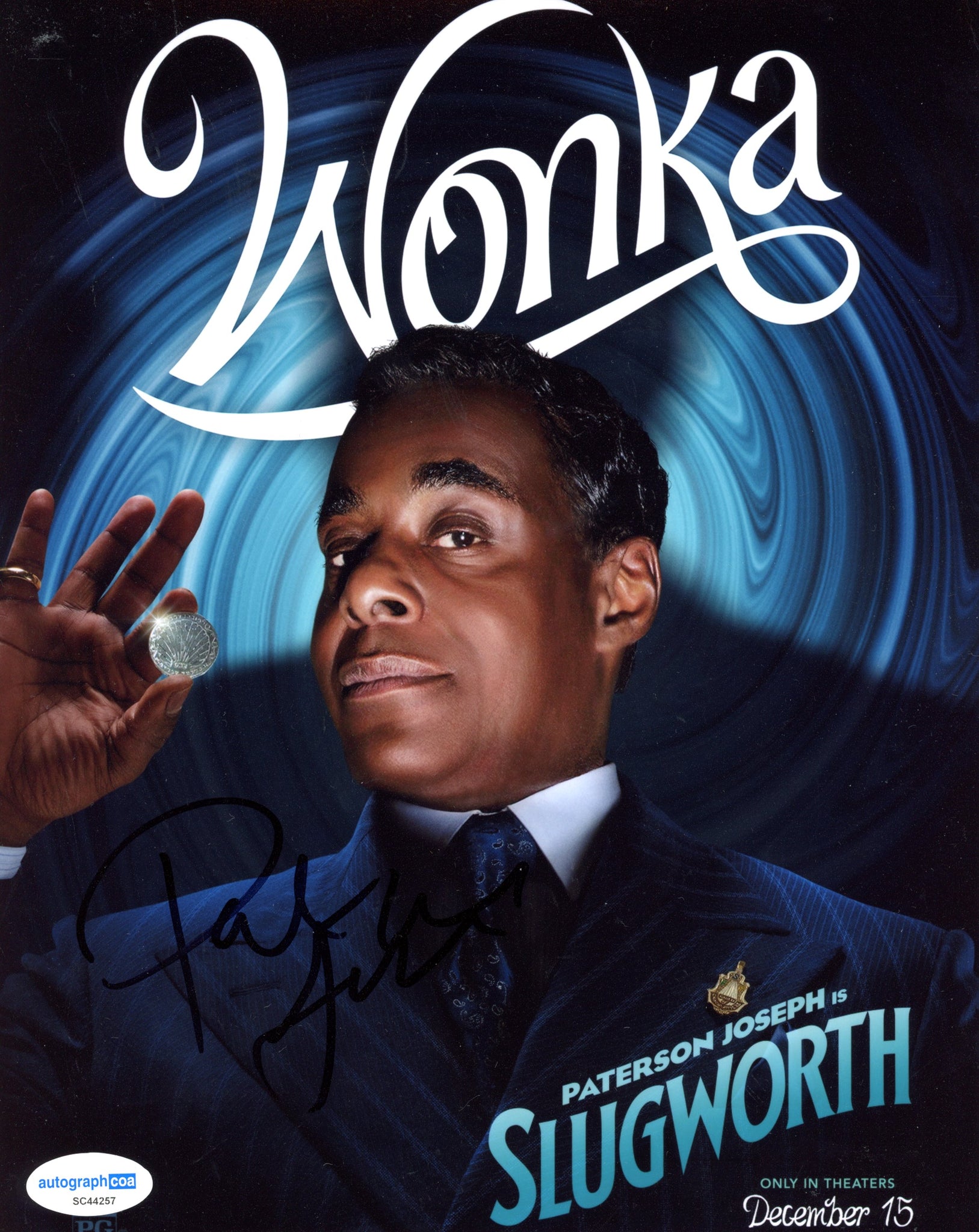 Paterson Joseph Wonka Signed Autograph 8x10 Photo ACOA