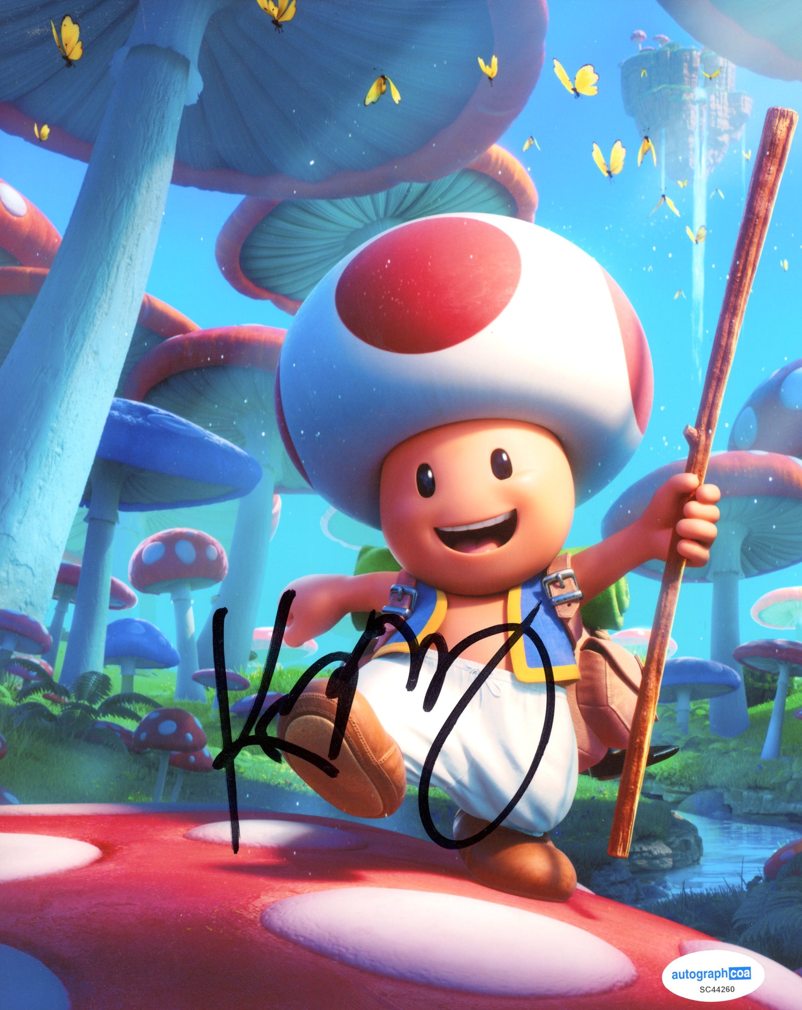 Keegan Michael Key Super Mario Signed Autograph 8x10 Photo ACOA