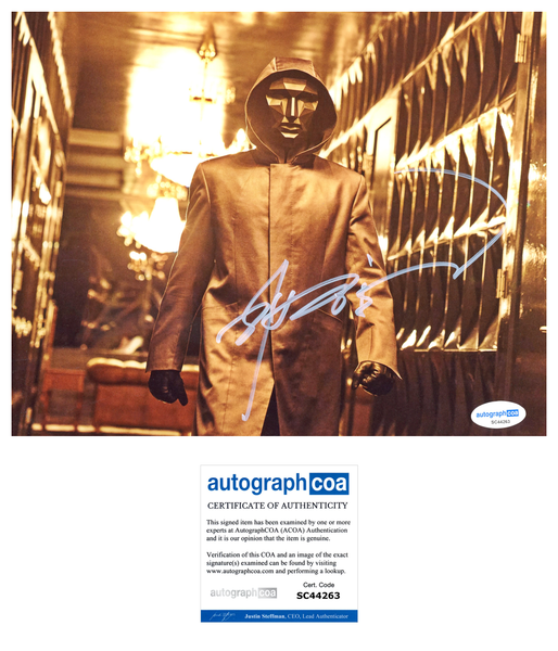 Lee Byung Hun Squid Game Signed Autograph 8x10 Photo ACOA
