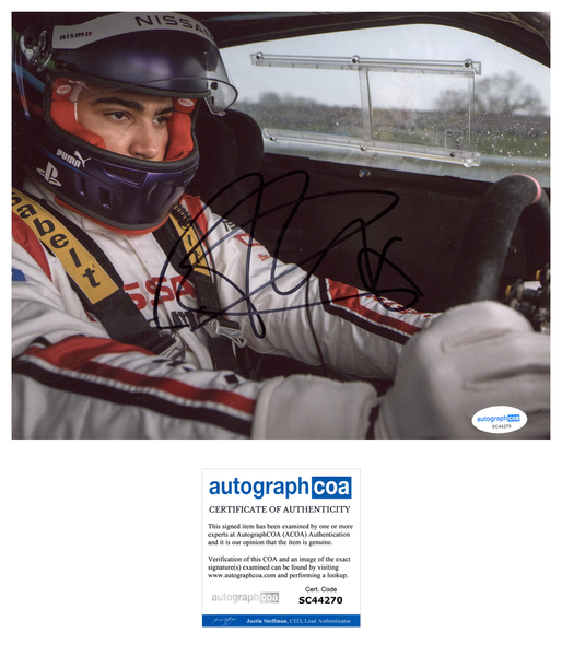 Archie Madekwe Gran Turismo Signed Autograph 8x10 Photo ACOA
