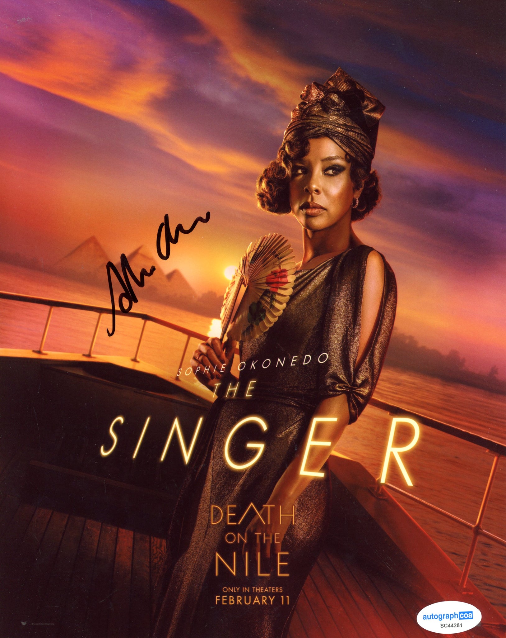 Sophie Okonedo Death On The Nile Signed Autograph 8x10 Photo ACOA sophie-okonedo-death-on-the-nile-signed-autograph-8x10-photo-acoa