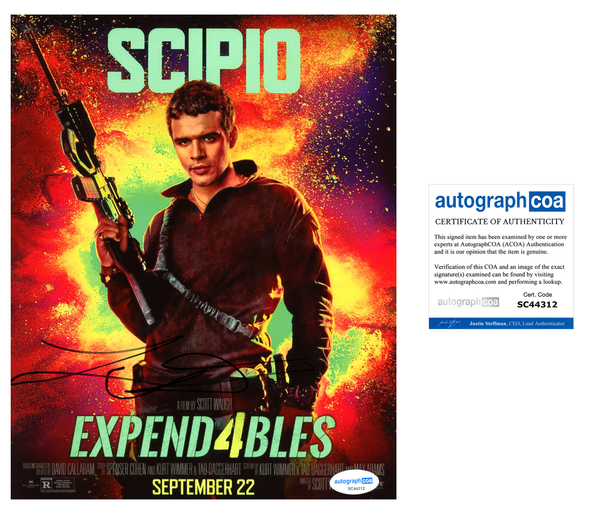 Jacob Scipio Expendables Signed Autograph 8x10 Photo ACOA