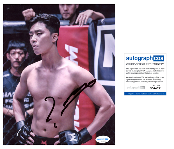 Park Seo-Joon Marvels Signed Autograph 8x10 Photo ACOA