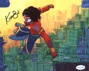 Karan Soni Across The Spider-Verse Signed Autograph 8x10 Photo ACOA50.