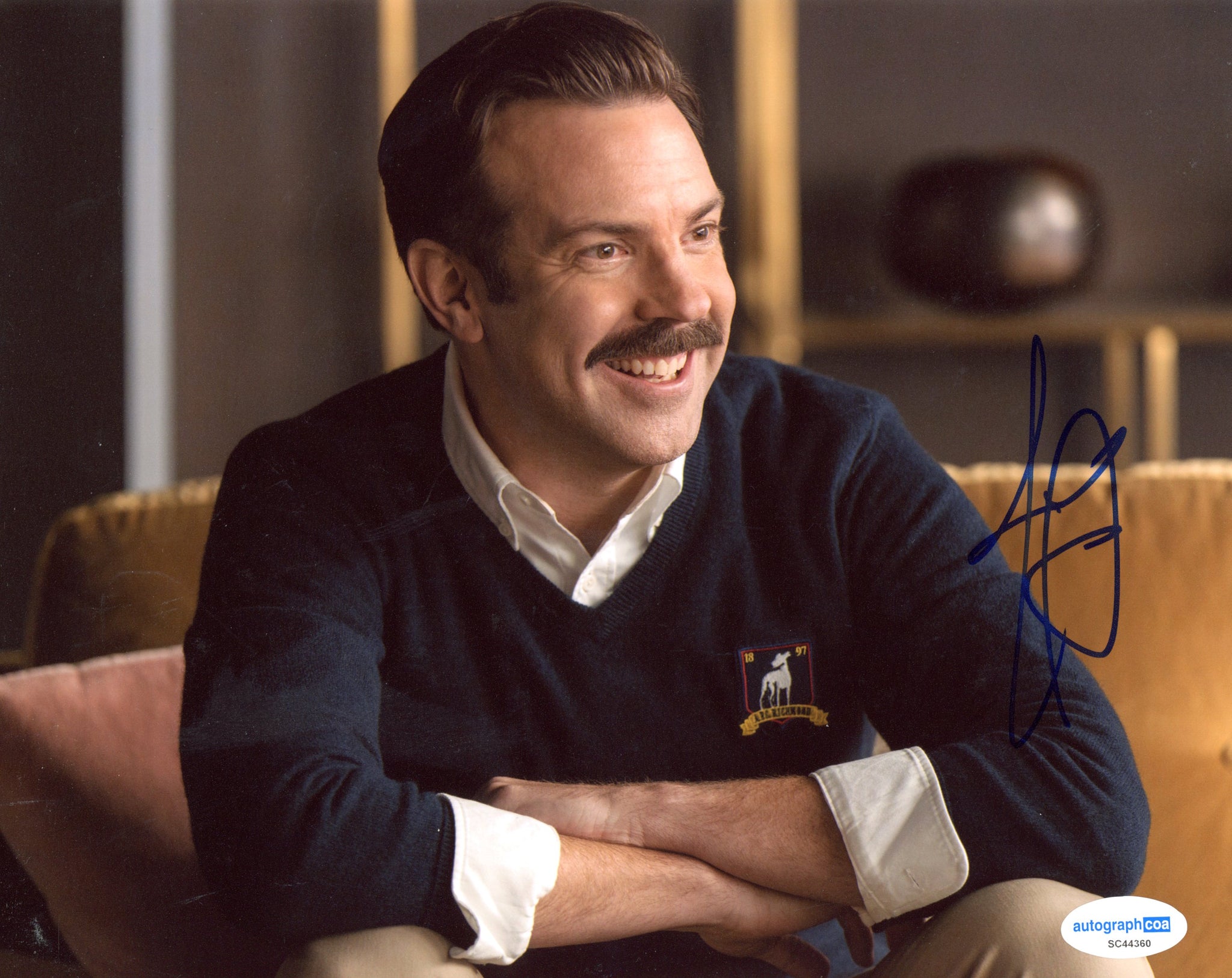 Jason Sudeikis Ted Lasso Signed Autograph 8x10 Photo ACOA