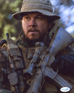 Mark Wahlberg Lone Survivor Signed Autograph 8x10 Photo ACOA