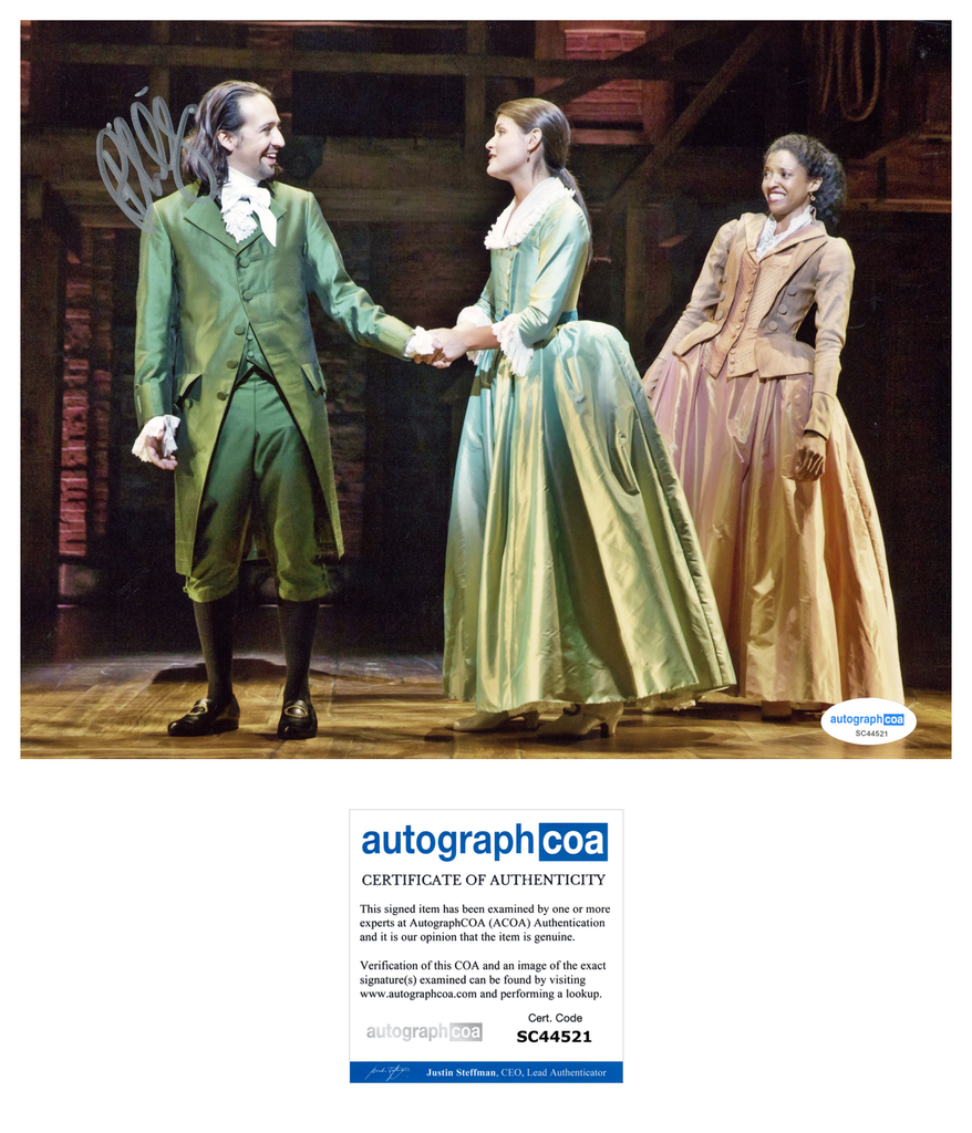 Hamilton Signing Autograph Phillipa Soo Hamilton Signed Autograph 8x10 Photo ACOA | Outlaw Hobbies ...