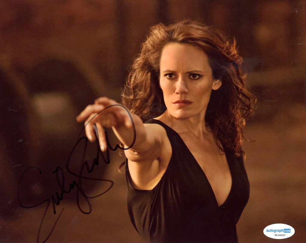 Emily Swallow Supernatural Signed Autograph 8x10 Photo ACOA Outlaw emily-swallow-supernatural-signed-autograph-8x10-photo-acoa-outlaw