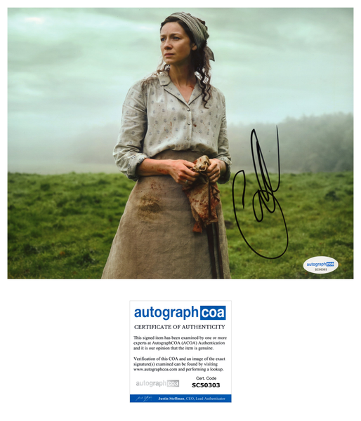 Caitriona Balfe Outlander Signed Autograph 8x10 Photo ACOA