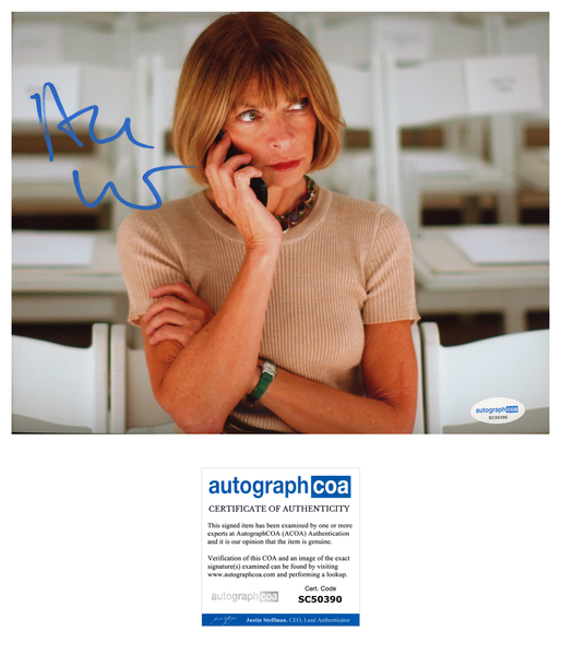 Anna Wintour Vogue Signed Autograph 8x10 Photo ACOA