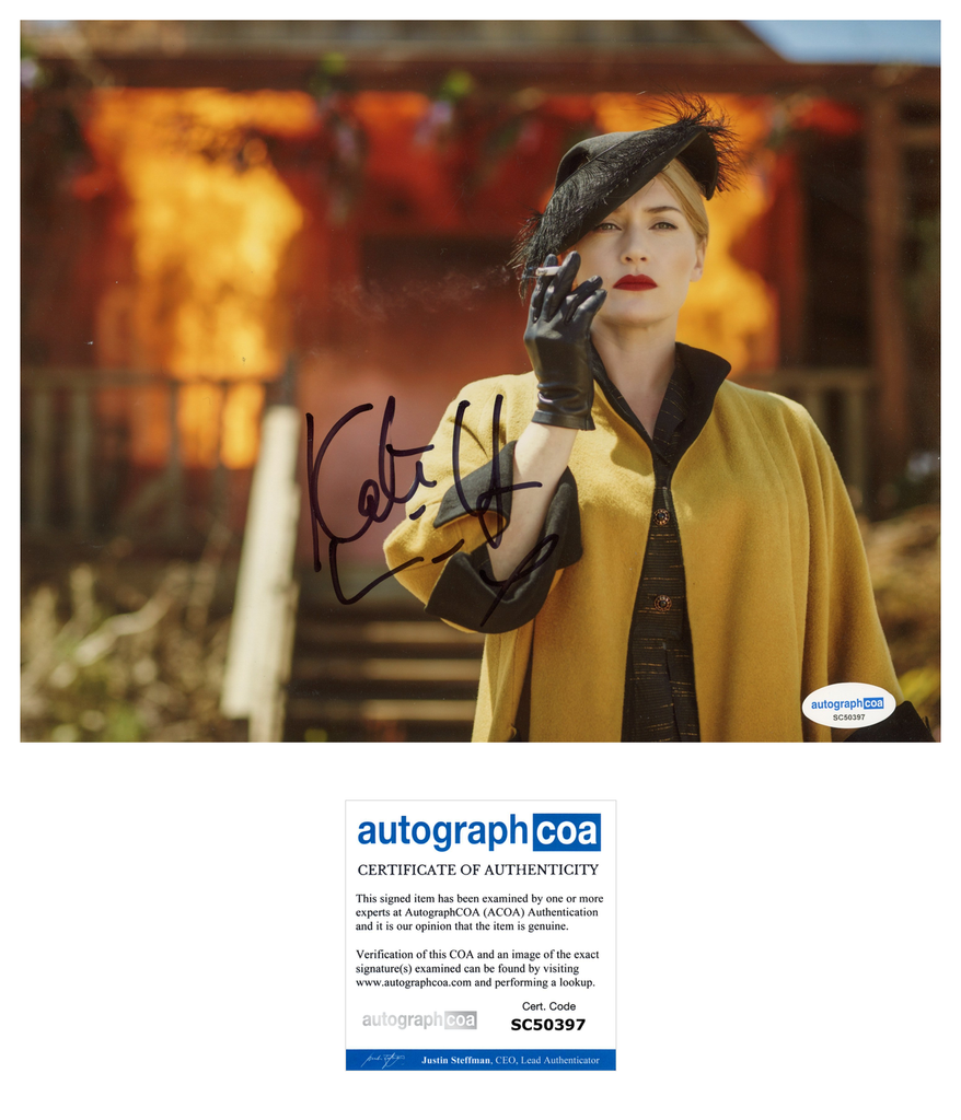 Kate Winslet Sexy Signed Autograph 8x10 Photo ACOA | Outlaw Hobbies  Authentic Autographs